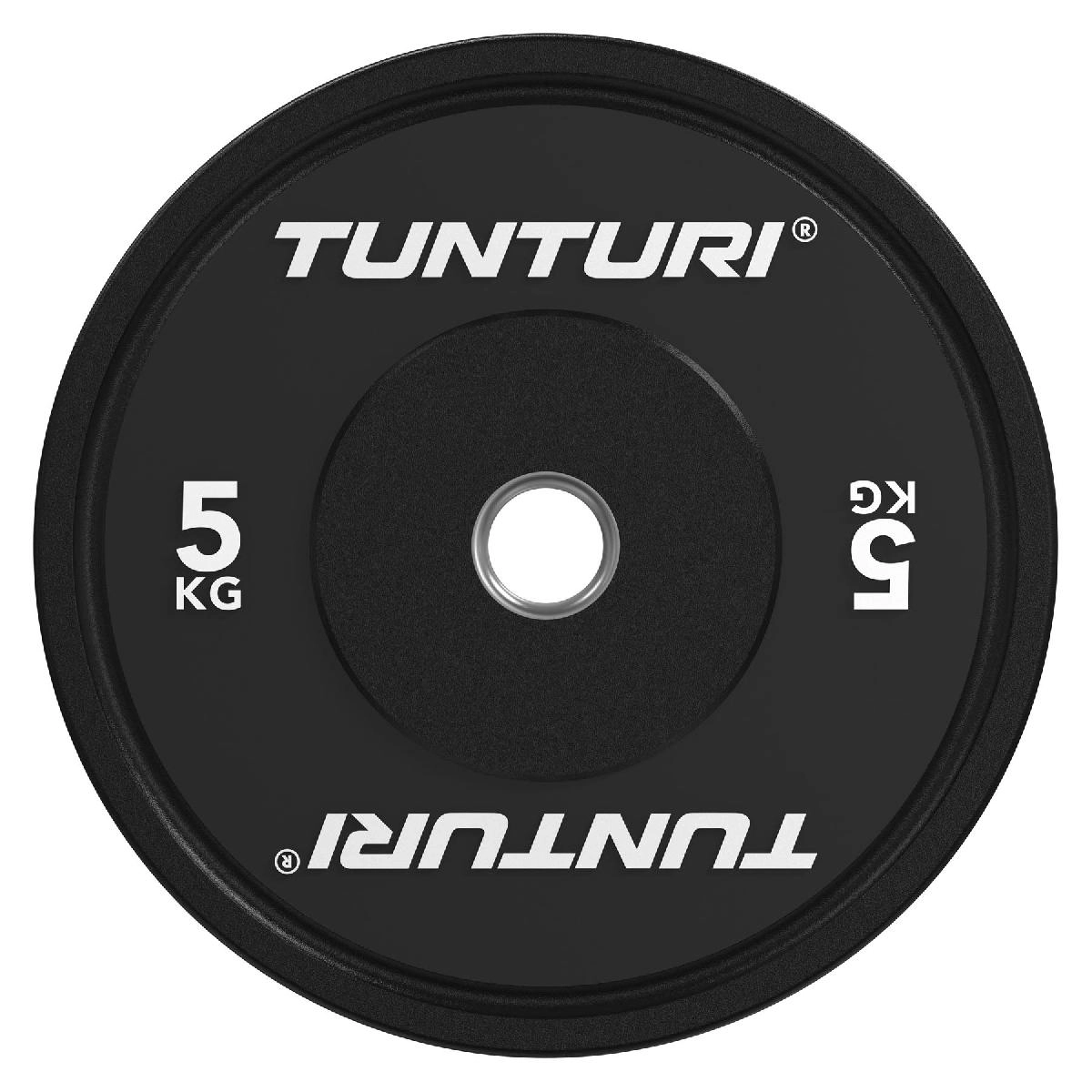 Диск бамперный Tunturi Platinum, черный, 5 кг