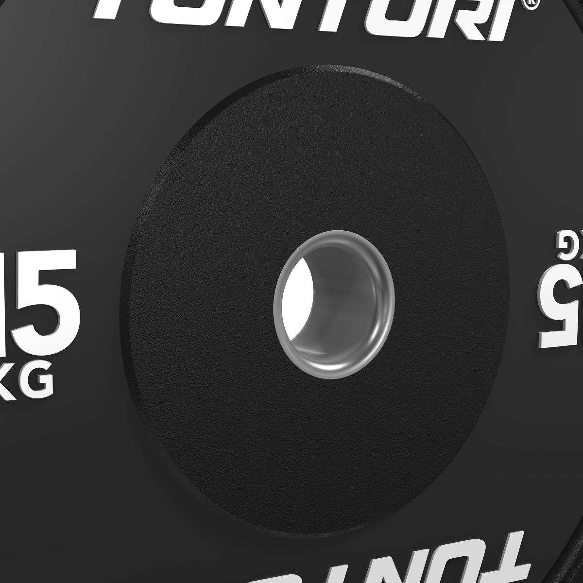 Диск бамперный Tunturi Platinum, черный, 15 кг