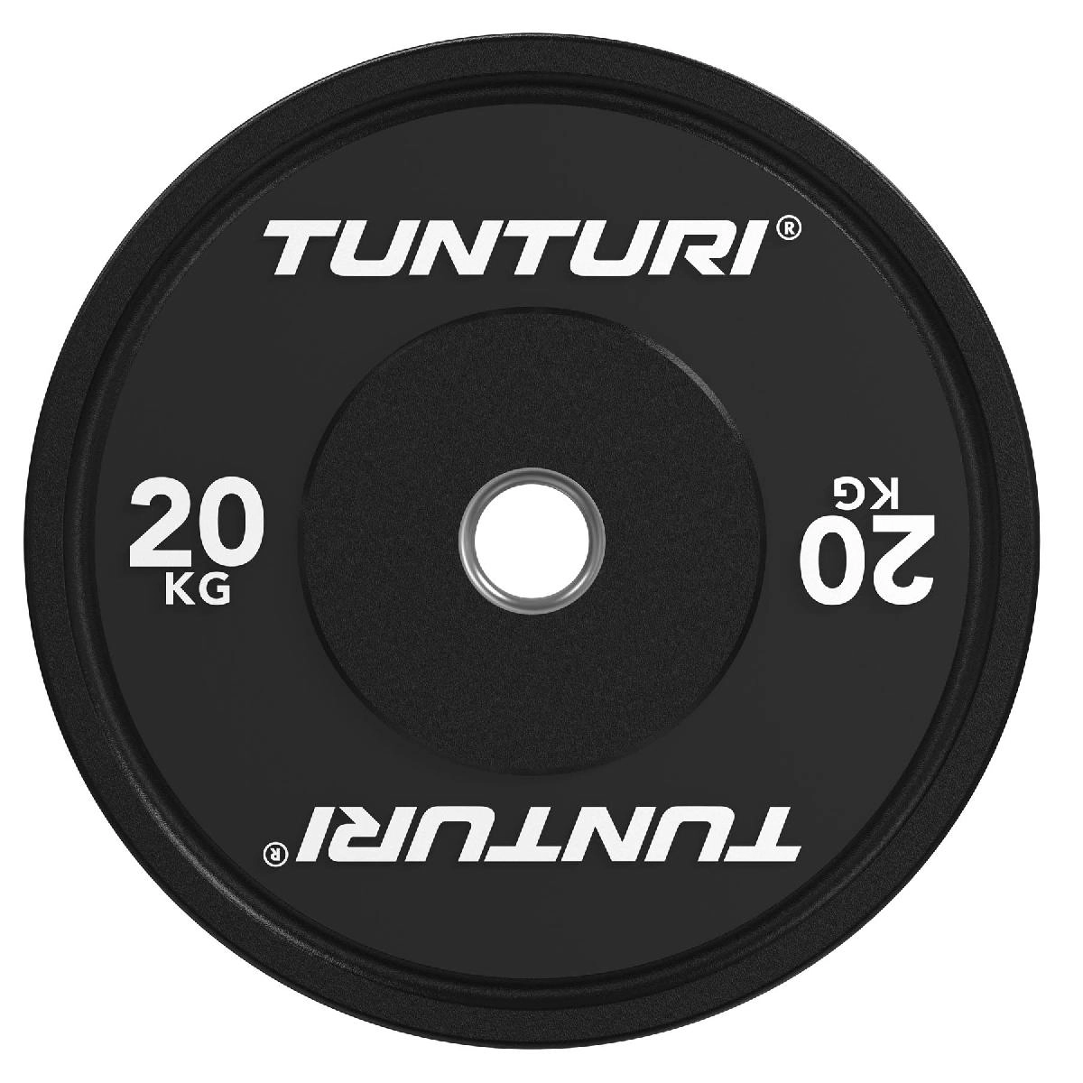 Диск бамперный Tunturi Platinum, черный, 20 кг