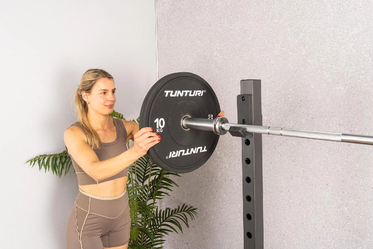 Диск бамперный Tunturi Platinum, черный, 20 кг