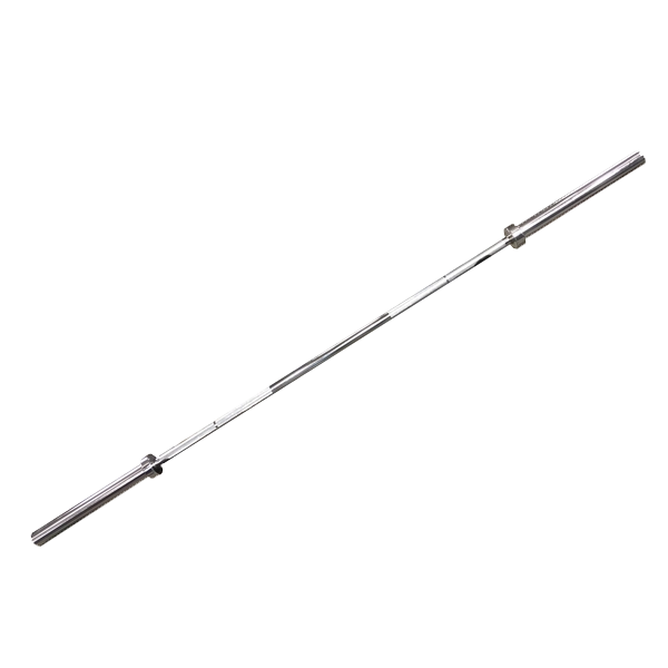 Олимпийский гриф Smith BC103-226 прямой хромированный, нагрузка до 226кг,в комплекте с одной парой пружинных замков