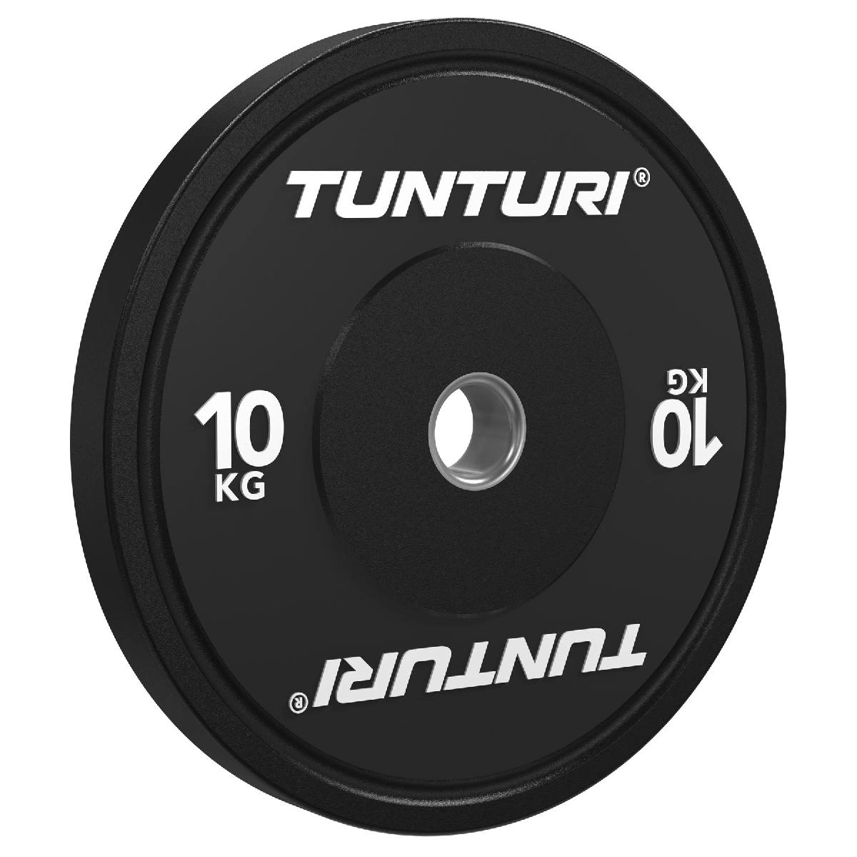 Диск бамперный Tunturi Platinum, черный, 10 кг