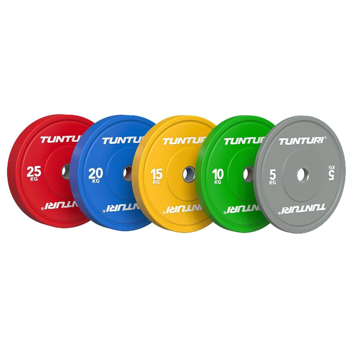 Диск бамперный Tunturi Platinum, серый, 5 кг