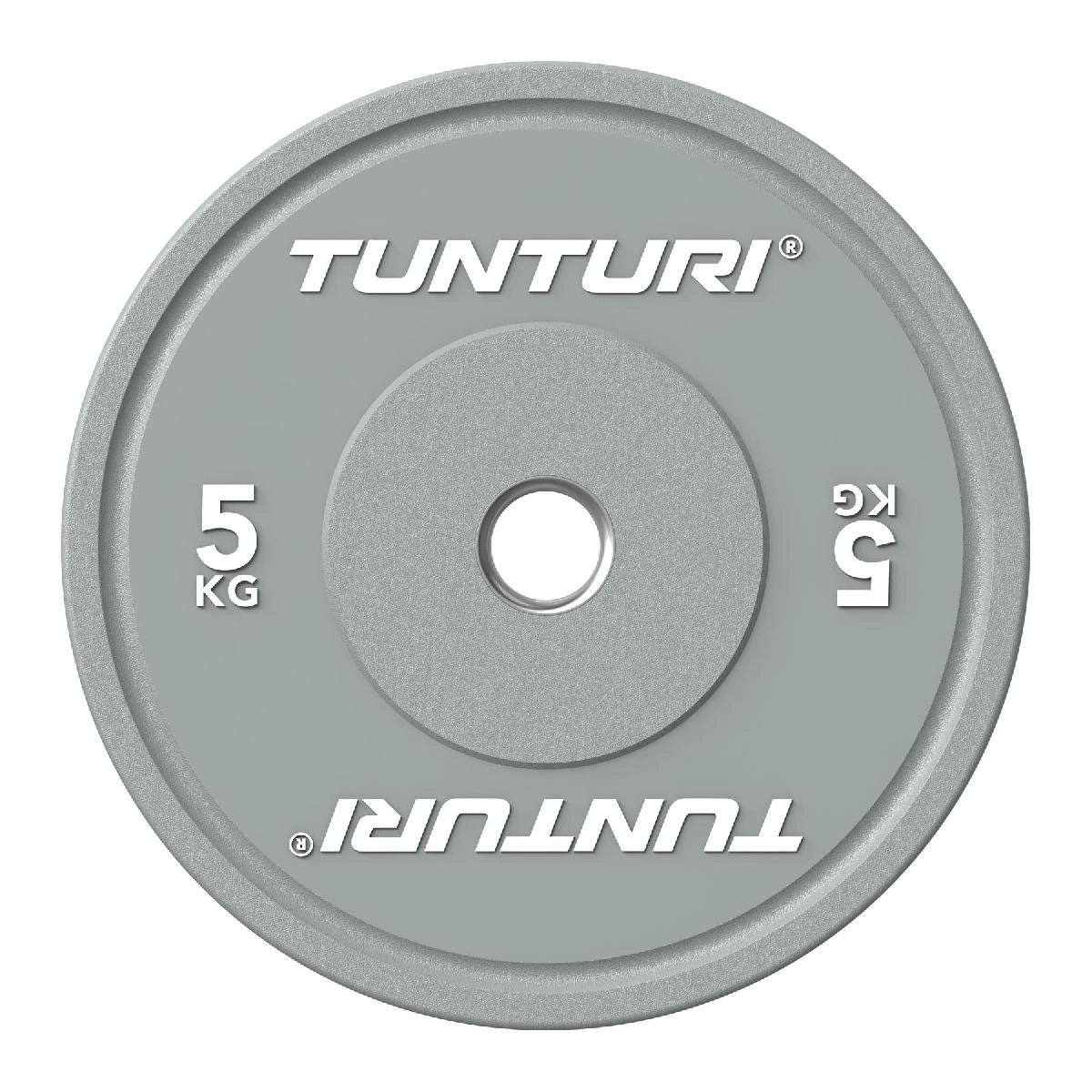 Диск бамперный Tunturi Platinum, серый, 5 кг