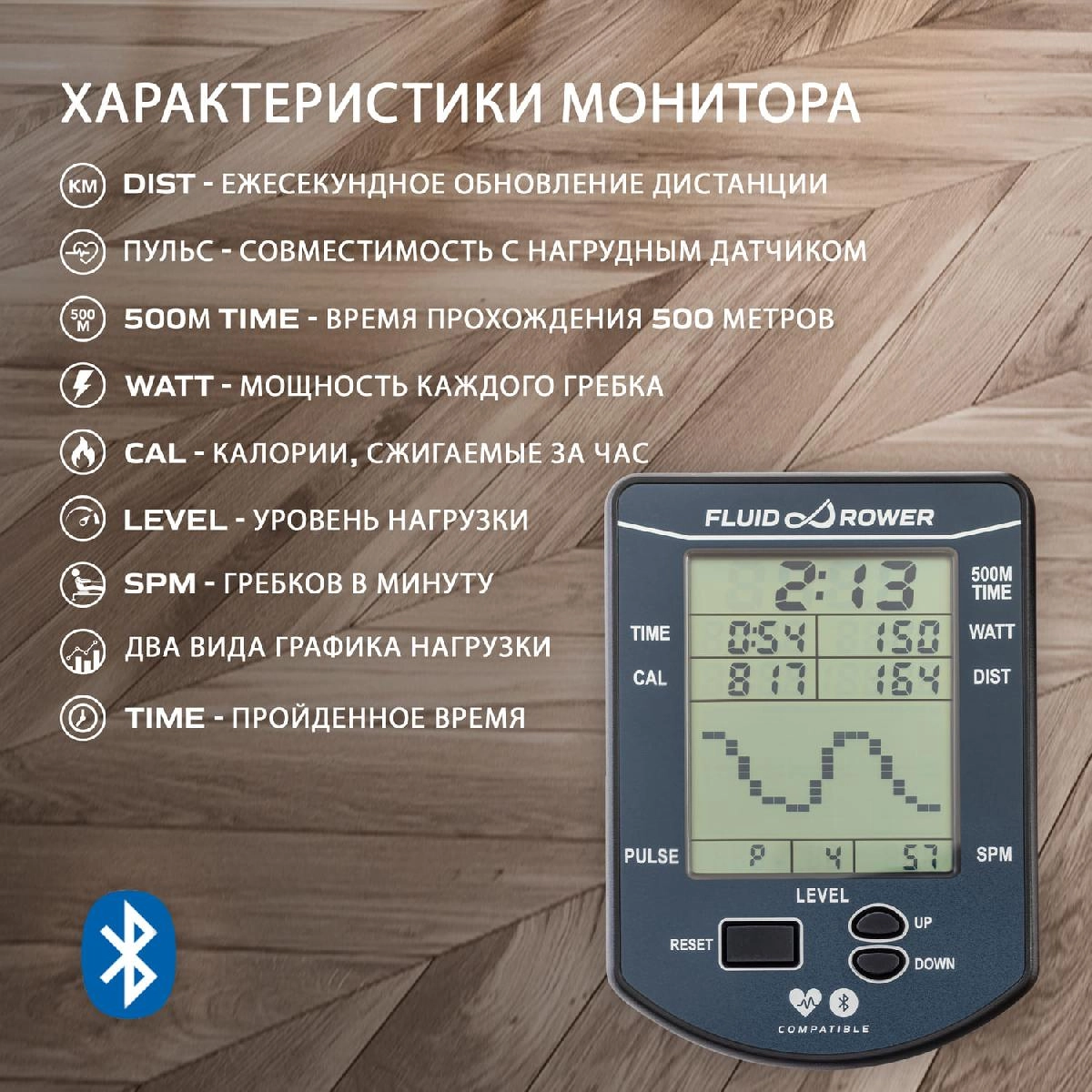 Гребной тренажер Apollo XL
