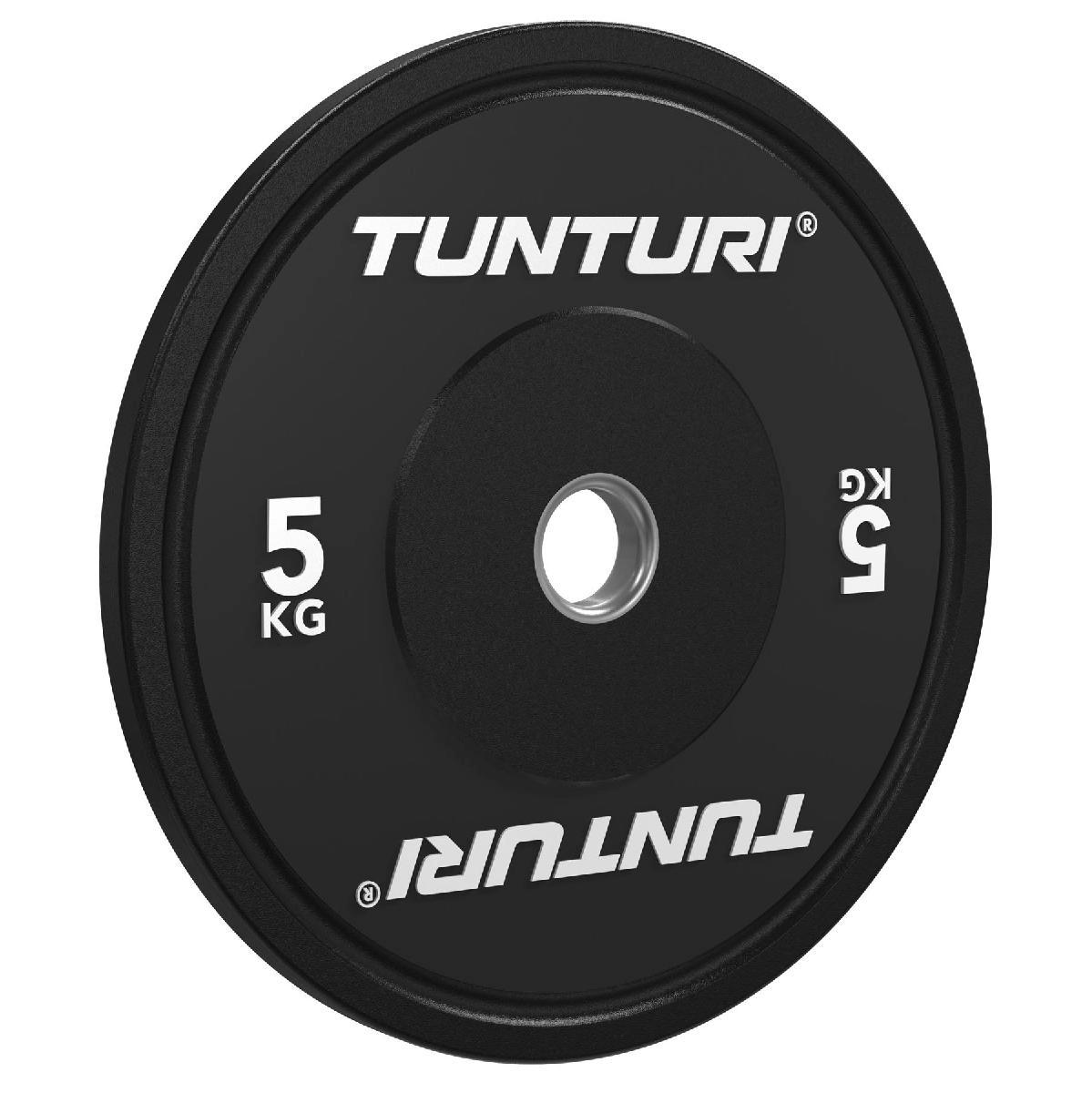 Диск бамперный Tunturi Platinum, черный, 5 кг