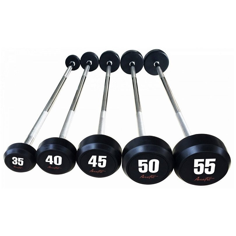 Aerofit Aerofit AFB35-55 набор прямых обрезиненных штанг