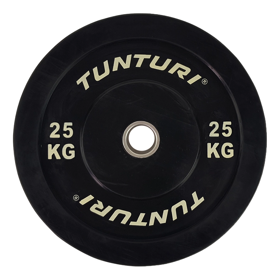 Диск бамперный Tunturi 25 кг черный