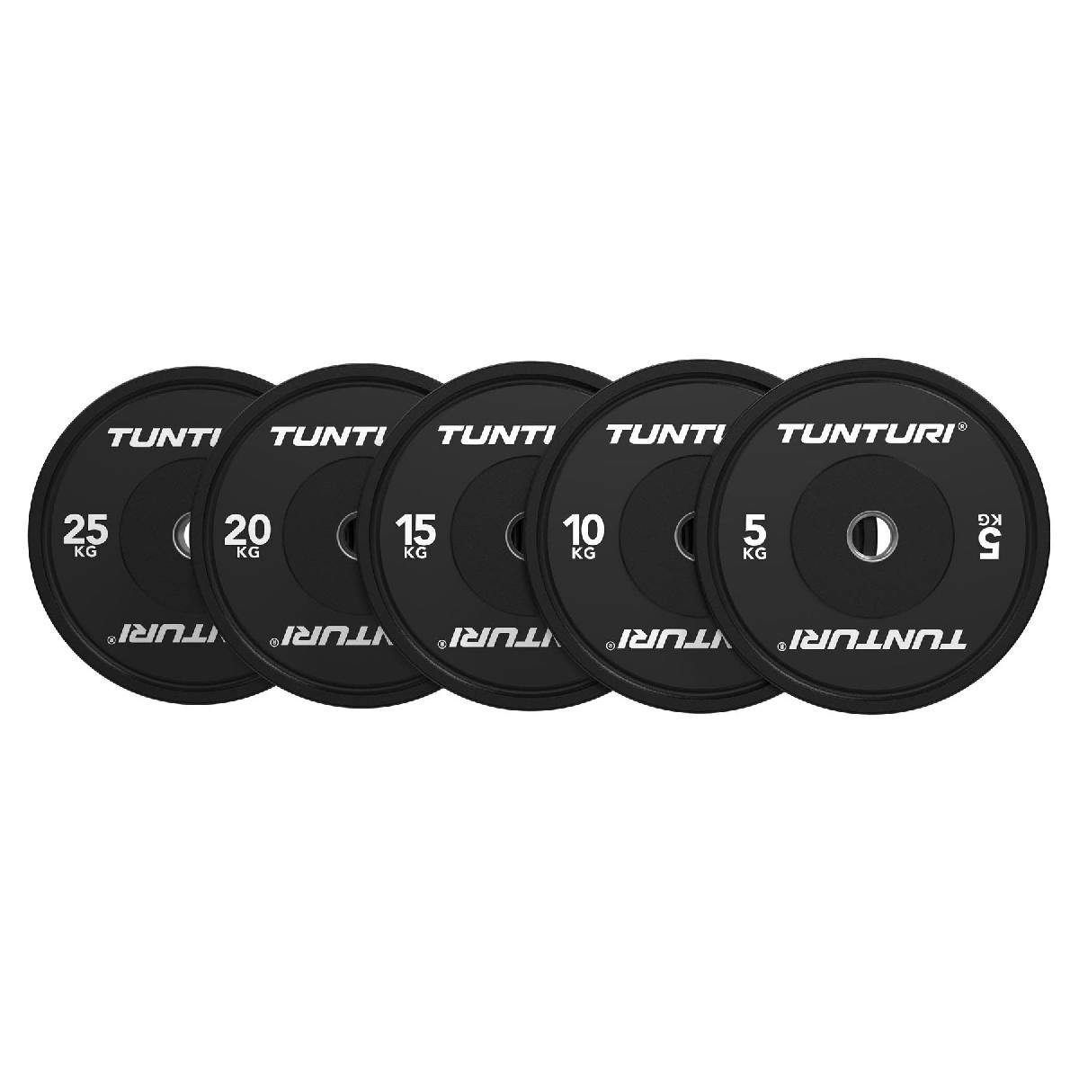 Диск бамперный Tunturi Platinum, черный, 10 кг