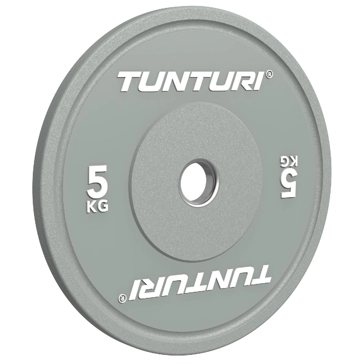 Диск бамперный Tunturi Platinum, серый, 5 кг