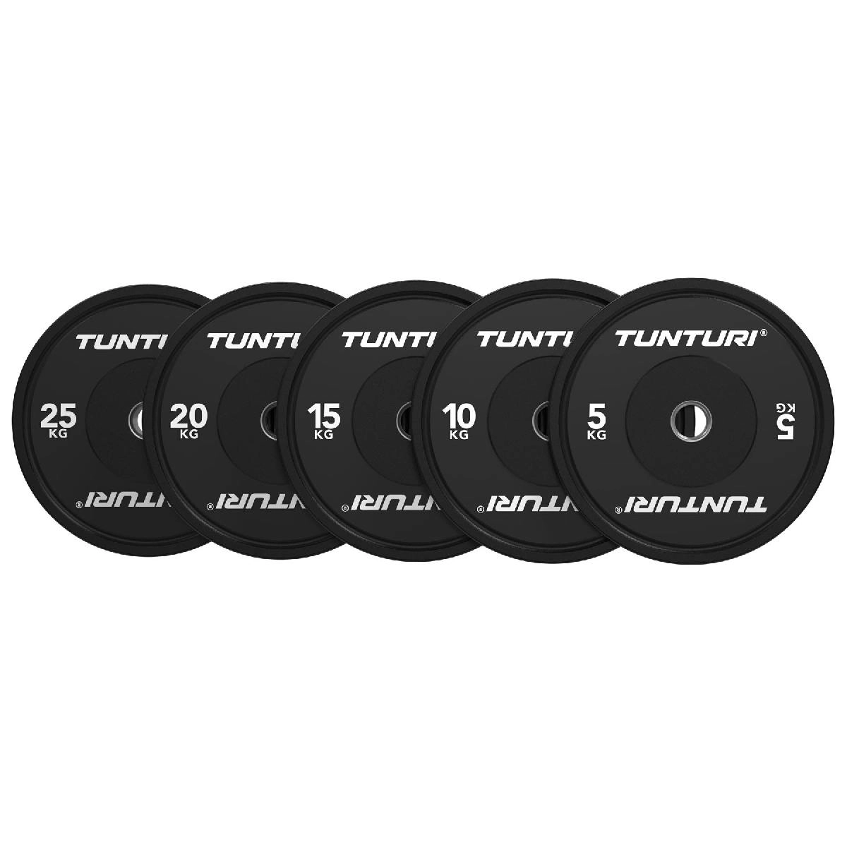 Диск бамперный Tunturi Platinum, черный, 5 кг