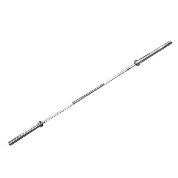 Олимпийский гриф Smith BC103-226 прямой хромированный, нагрузка до 226кг,в комплекте с одной парой пружинных замков