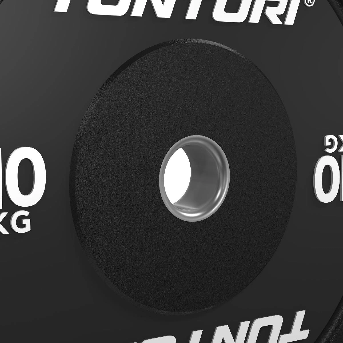 Диск бамперный Tunturi Platinum, черный, 10 кг