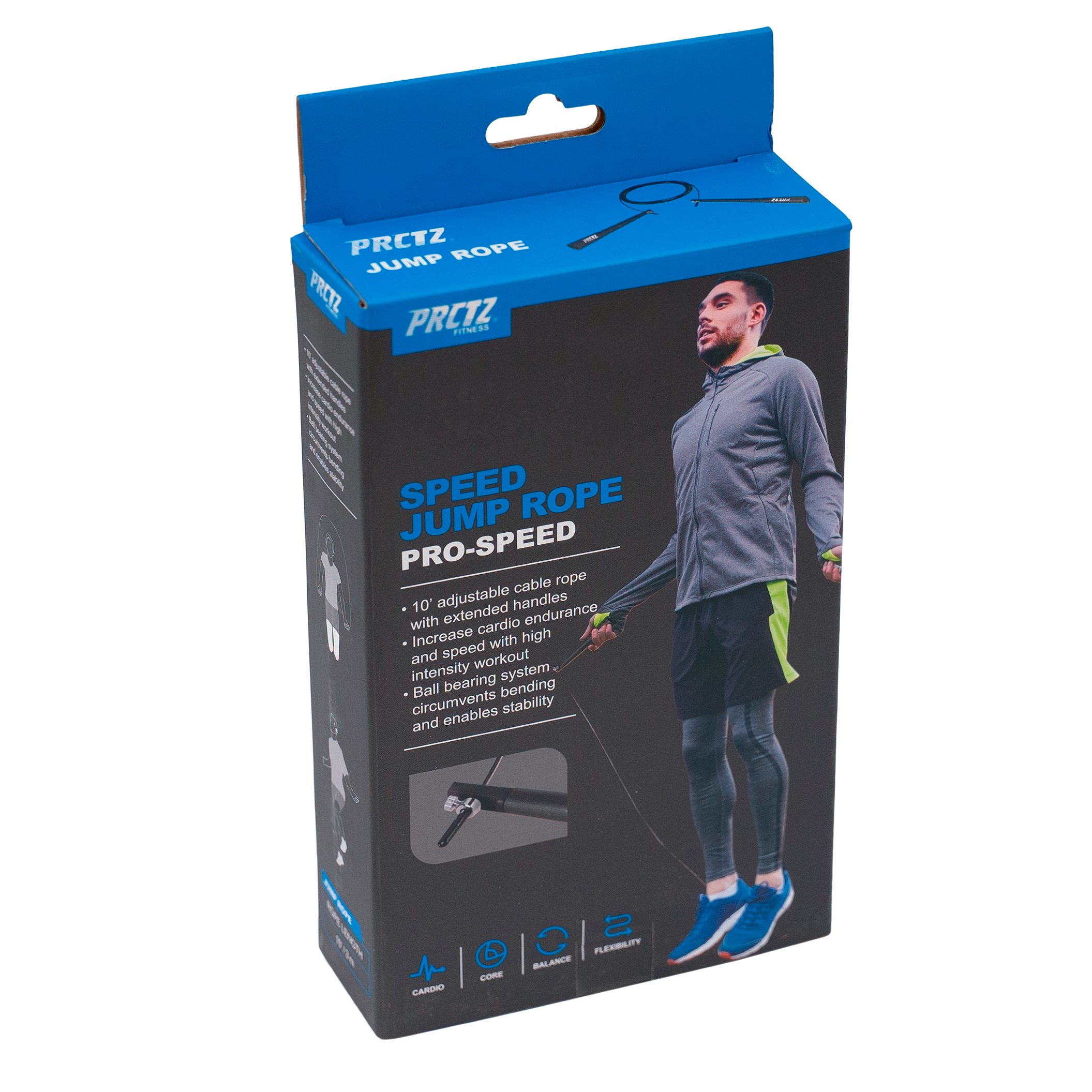 Скакалка скоростная PRCTZ SPEED JUMP ROPE PRO-SPEED, 300 см.