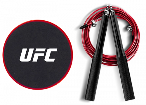 Набор для тренировки ног (Скоростная скакалка и Слайдеры) UFC UHA-69924