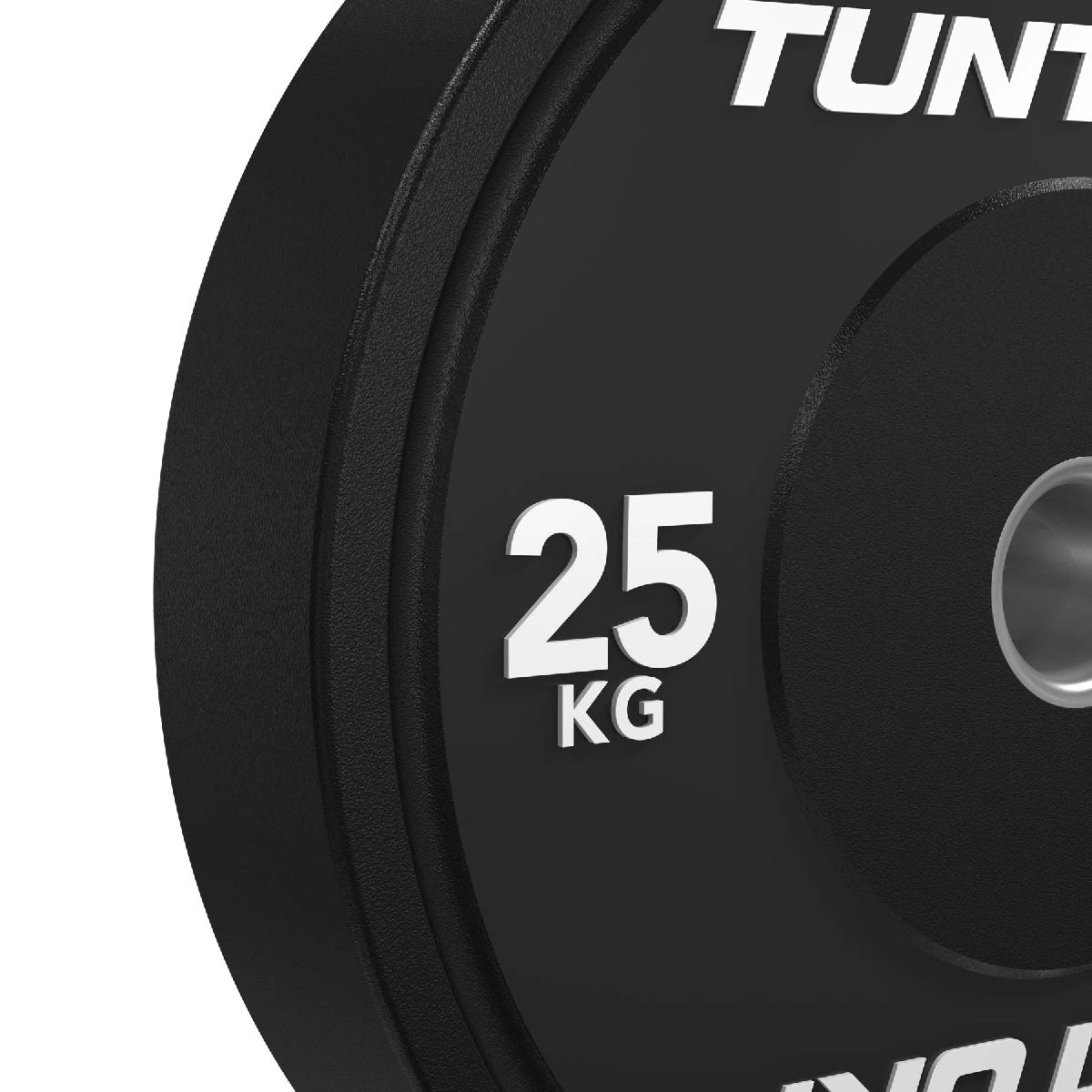 Диск бамперный Tunturi Platinum, черный, 25 кг
