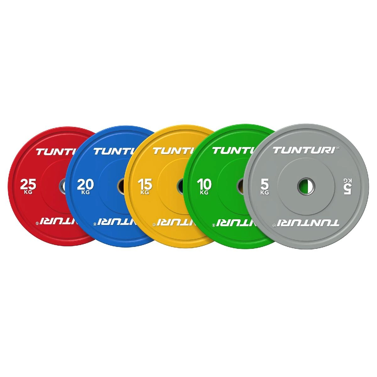 Диск бамперный Tunturi Platinum, синий, 20 кг