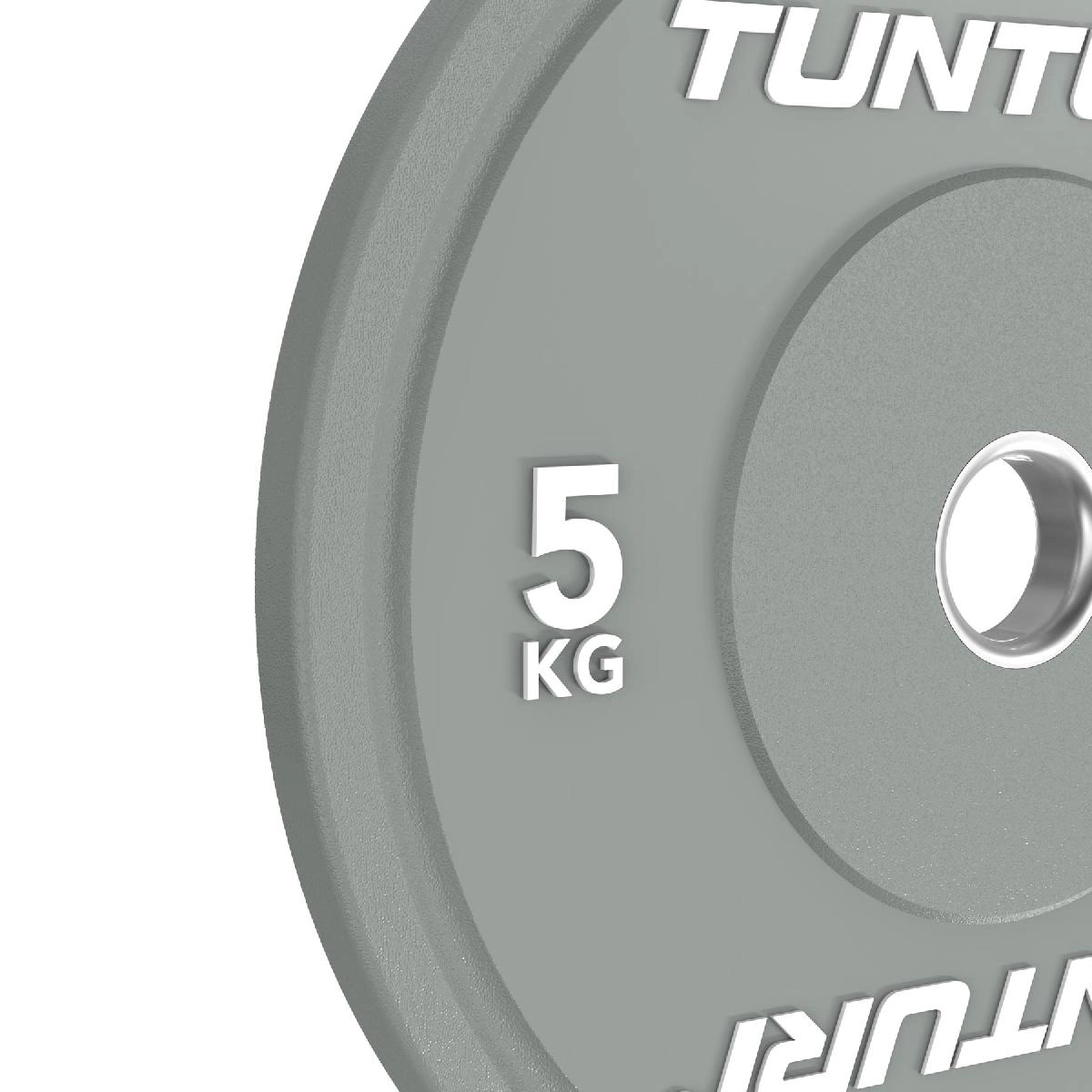 Диск бамперный Tunturi Platinum, серый, 5 кг